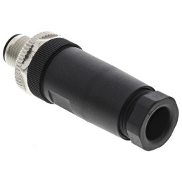 1 pcs - binder Circular Connector, 4 Contacts, Cable Mount, M12 Connector, Socket, Male, IP67, 713 Series