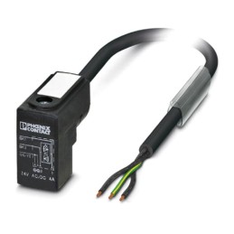 1 pcs - Phoenix Contact Male 3 way DIN 43650 Form C to Sensor Actuator Cable, 5m