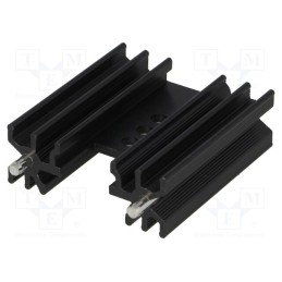 10 pcs : HS-135A-38 - Heatsink: extruded, H, TO220, black, L: 38mm, W: 34.5mm, H: 12.5mm
