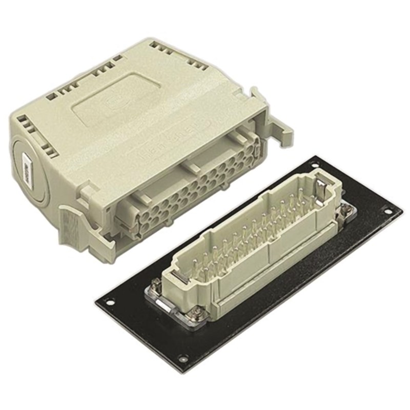 1 pcs - HARTING Panel Mounting Part, Han Snap Series , For Use With All Insert of the Hood Series Han B