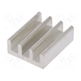 10 pcs : ICKSMDM17MI - Heatsink: extruded, L: 17mm, W: 14mm, H: 6mm, 40K/W, aluminium
