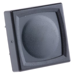 1 pcs - IP65 Black Button Tactile Switch, SPST 80 mA