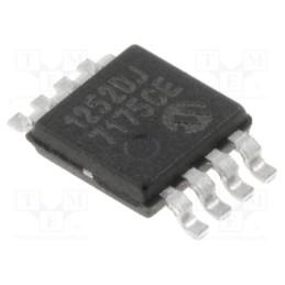 10 pcs : MCP1252-ADJI/MS - IC: PMIC, DC/DC converter, Uin: 2÷5.5VDC, Uout: 1.5÷5.5VDC, 0.15A