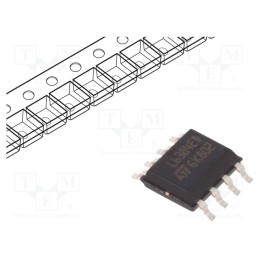 10 pcs : L6384ED013TR - IC: driver, push-pull, SO8, 400mA, 580V, Ch: 2, 400kHz