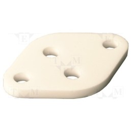 10 pcs : AOS 3 - Heat transfer pad: ceramic, TO3, L: 26.3mm, W: 40mm, Thk: 2.9mm