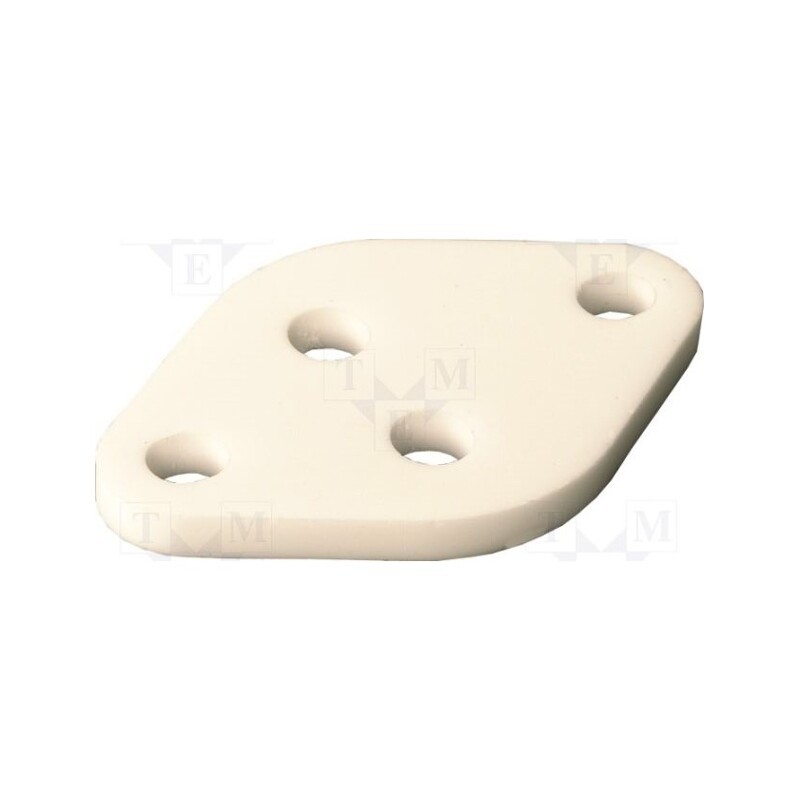 10 pcs : AOS 3 - Heat transfer pad: ceramic, TO3, L: 26.3mm, W: 40mm, Thk: 2.9mm