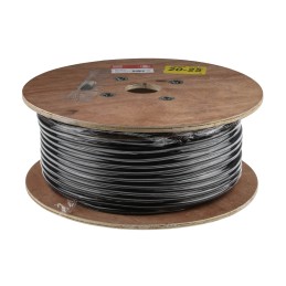 1 Reel of 100 M - RS PRO 3 Core Power Cable, 2.5 mm², 100m, Black CPE Sheath, TRS, 25 A, 300 V, 500 V