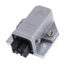 1 pcs - Hirschmann, ST IP20 Grey Panel Mount Industrial Power Plug, Rated At 16A, 250 V, 400 V