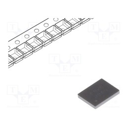 10 pcs : ISL91108IIAZ-T7A - IC: PMIC, DC/DC converter, Uin: 1.8÷5.5V, Uout: 1÷5.2V, 2.7A, Ch: 1