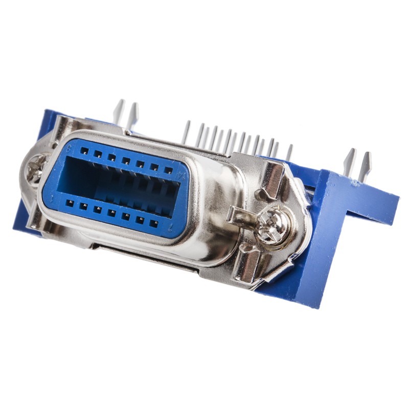 1 pcs - RS PRO Right Angle Through Hole Mount PCB Socket, 14-Contact, 2.16mm Pitch, Solder Termination