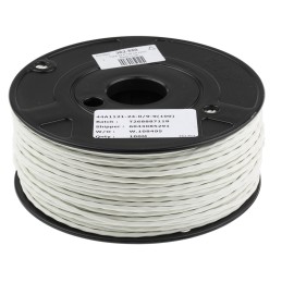 1 Reel of 100 M - TE Connectivity Twisted Pair Data Cable, 1 Pairs, 0.25 mm², 2 Cores, 24 AWG, Screened, 100m, White Sheath