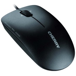 1 pcs - CHERRY MC 2000 3 Button Wired Optical Mouse Black
