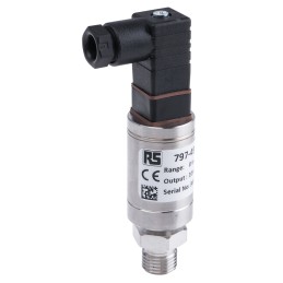 1 pcs - RS PRO Pressure Sensor, 0bar Min, 1bar Max, Voltage Output, Relative Reading
