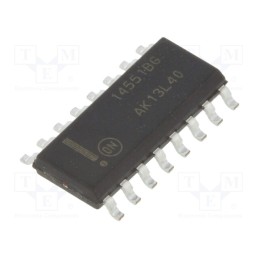 10 pcs : MC14551BDG - IC: analog switch, demultiplexer,multiplexer, Ch: 4, SO16, 3÷18VDC