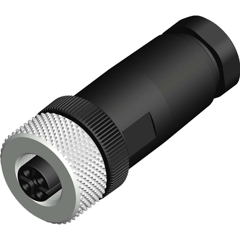 1 pcs - RS PRO Circular Connector, 4 Contacts, Cable Mount, M12 Connector, Socket, Female, IP67