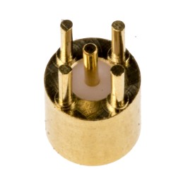 1 pcs - RS PRO Female, Male PCB Mount SMP Connector, 50Ω, Solder Termination, Straight Body