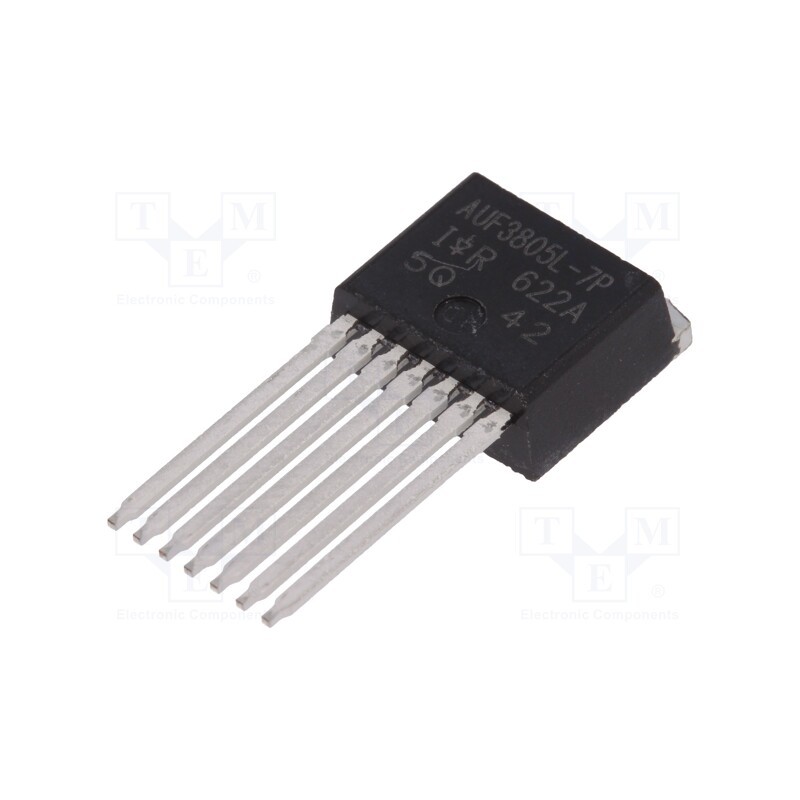 10 pcs : AUIRF3805L-7P - Transistor: N-MOSFET, unipolar, 55V, 240A, 300W, TO263CA-7