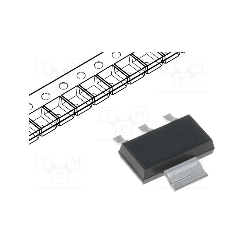 10 pcs : BTS4141N - IC: power switch, high-side, 700mA, Ch: 1, N-Channel, SMD