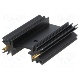 10 pcs : SK 104 50,8 STC - Heatsink: extruded, SOT32,TO220,TO3P, black, L: 50.8mm, 9K/W