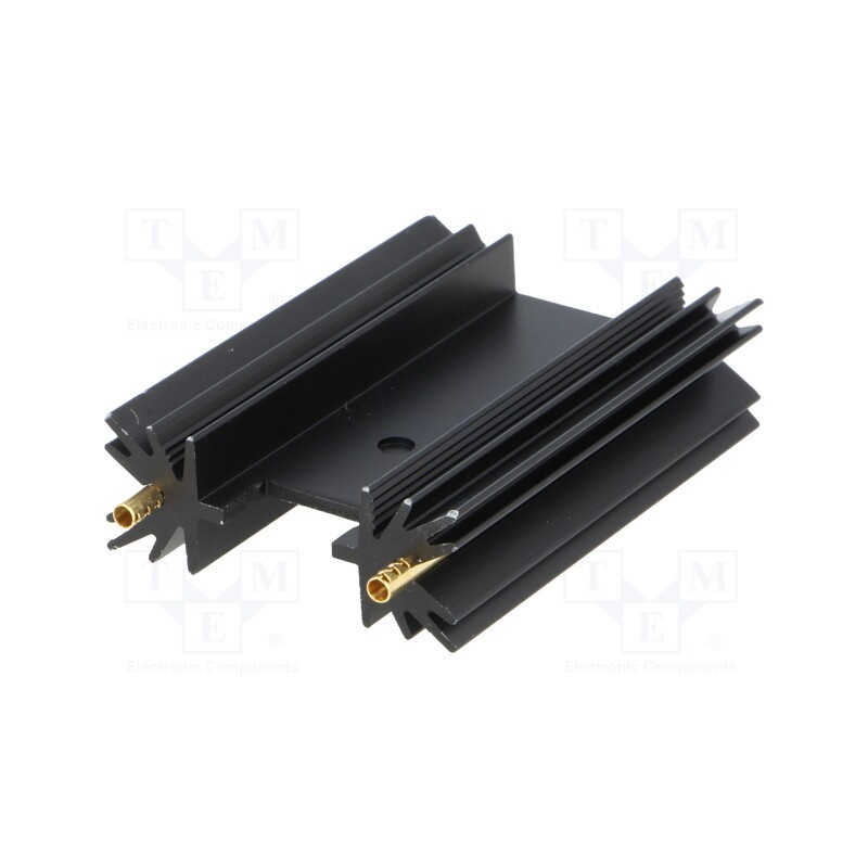 10 pcs : SK 104 50,8 STC - Heatsink: extruded, SOT32,TO220,TO3P, black, L: 50.8mm, 9K/W