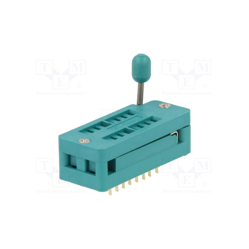 10 pcs : DS1044-160G - Socket: integrated circuits, ZIF, DIP16, 7.62mm, THT, demountable