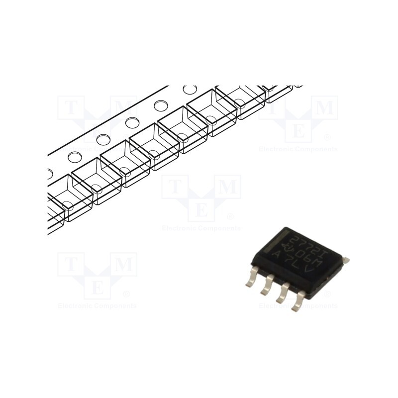 10 pcs : TLV2772IDR - IC: operational amplifier, 5.1MHz, 2.5÷6V, Ch: 2, SO8,