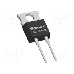 10 pcs : GE06MPS06A - Diode: Schottky rectifying, SiC, THT, 650V, 6A, TO220-2,
