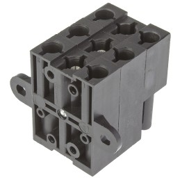 1 pcs - Wieland ST18 Series Distribution Block, 5-Pole, Male to Female, 5-Way, 16A, IP20