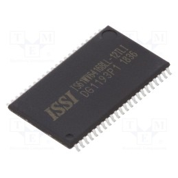 10 pcs : IS61WV6416BLL-12TLI - IC: SRAM memory, 1MbSRAM, 64kx16bit, 3.3V, 12ns, TSOP44 II