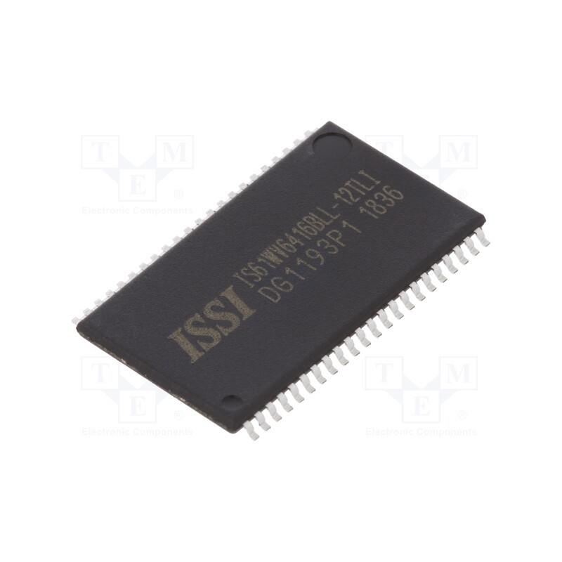 10 pcs : IS61WV6416BLL-12TLI - IC: SRAM memory, 1MbSRAM, 64kx16bit, 3.3V, 12ns, TSOP44 II