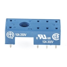 3 pcs - Finder 95 250V ac PCB Mount Relay Socket for use with Various Series