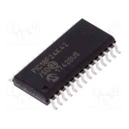 10 pcs : PIC18F24K42-I/SO - IC: PIC microcontroller, 16kB, 64MHz, 2.3÷5.5VDC, SMD, SO28, PIC18