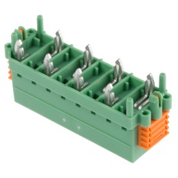 1 pcs - Phoenix Contact SDC 2.5/ 8-PV-5.0-ZB Series PCB Terminal Block, 8-Contact, 5mm Pitch, Through Hole Mount, 1-Row, Screw