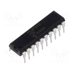 10 pcs : PIC18F16Q20-I/P - IC: PIC microcontroller, 64kB, 64MHz, 1.8÷5.5VDC, THT, PDIP20
