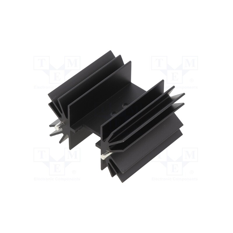 10 pcs : FA-T220-38E - Heatsink: extruded, TO218,TO220,TO247, black, L: 25mm, W: 41.6mm