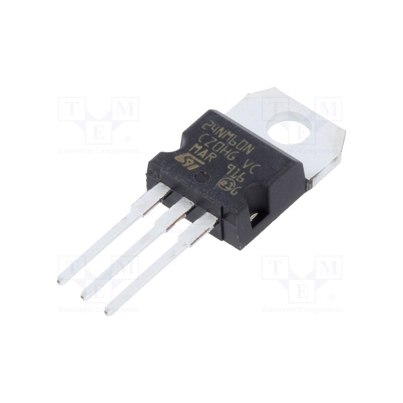 10 pcs : STP24NM60N - Transistor: N-MOSFET, MDmesh™ ||, unipolar, 650V, 11A, Idm: 68A