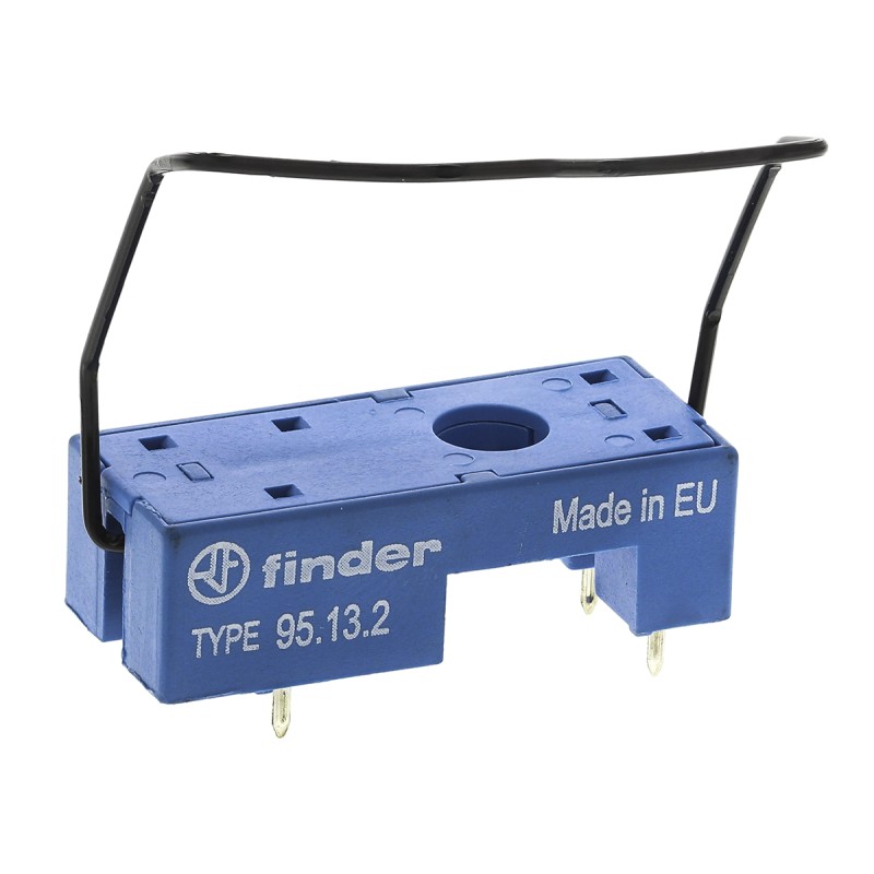 3 pcs - Finder 95 Series Relay Socket, for use with 40.31 Series, 40.41 Series