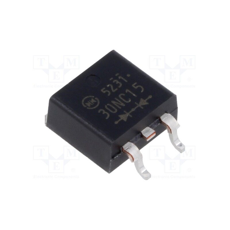 10 pcs : DF30NC15-7102 - Diode: Schottky rectifying, SMD, 150V, 30A, SC83,