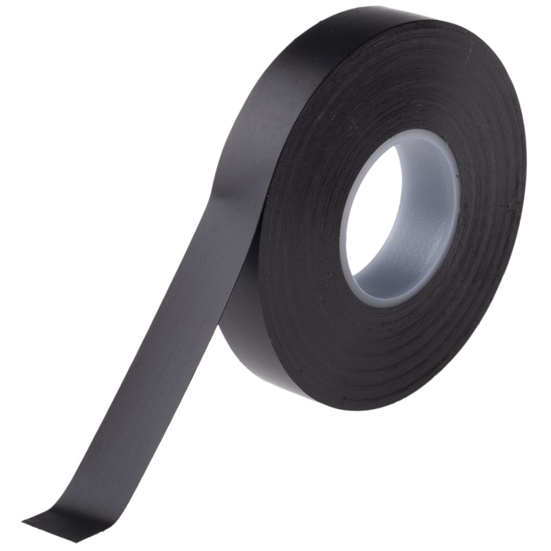 10 Reel of 20 M - AT7 Advance Tapes AT7 Black PVC Electrical Tape, 12mm x 20m