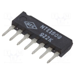 10 pcs : NTE1609 - IC: peripheral circuit, RC timer, SIP7, 18VDC, Ch: 1