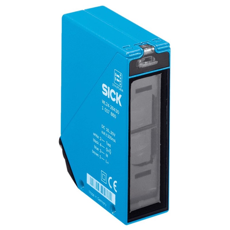 1 pcs - Sick Retroreflective Photoelectric Sensor, Rectangular Sensor, 22 m Detection Range