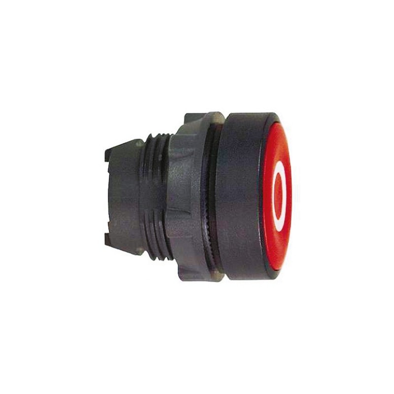 1 pcs - Schneider Electric Harmony XB5 Series Red Spring Return Push Button Head, 22mm Cutout, IP66, IP67, IP69K