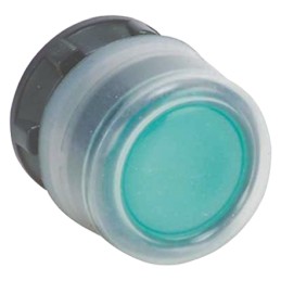 1 pcs - Schneider Electric Harmony XB5 Series Green Spring Return Push Button Head, 22mm Cutout, IP66, IP67