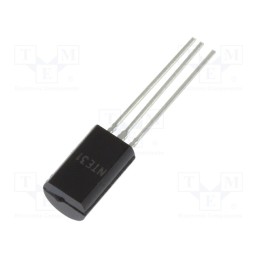10 pcs : NTE31 - Transistor: NPN, bipolar, 160V, 1A, 0.9W, TO92