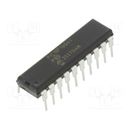 10 pcs : PIC18F16Q41-I/P - IC: PIC microcontroller, 64MHz, I2C,SPI x2,UART x2, 1.8÷5.5VDC