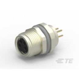 1 pcs - TE Connectivity Circular Connector, 4 Contacts, M8 Connector, Socket, Female