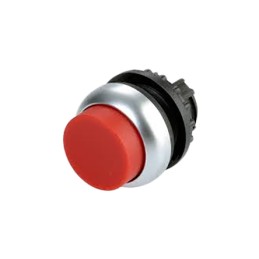 1 pcs - Eaton RMQ Titan M22 Series Red Momentary Push Button Head, 22mm Cutout, IP67
