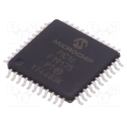 10 pcs : PIC16F19175-I/PT - IC: PIC microcontroller, 14kB, 32MHz, I2C,SPI,UART x2, 2.3÷5.5VDC
