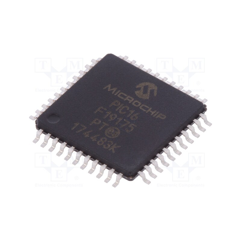 10 pcs : PIC16F19175-I/PT - IC: PIC microcontroller, 14kB, 32MHz, I2C,SPI,UART x2, 2.3÷5.5VDC