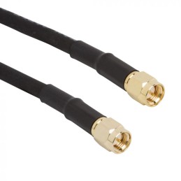 1 pcs - Amphenol RF Male SMA to Male SMA Coaxial Cable, RG58 Coaxial, Terminated
